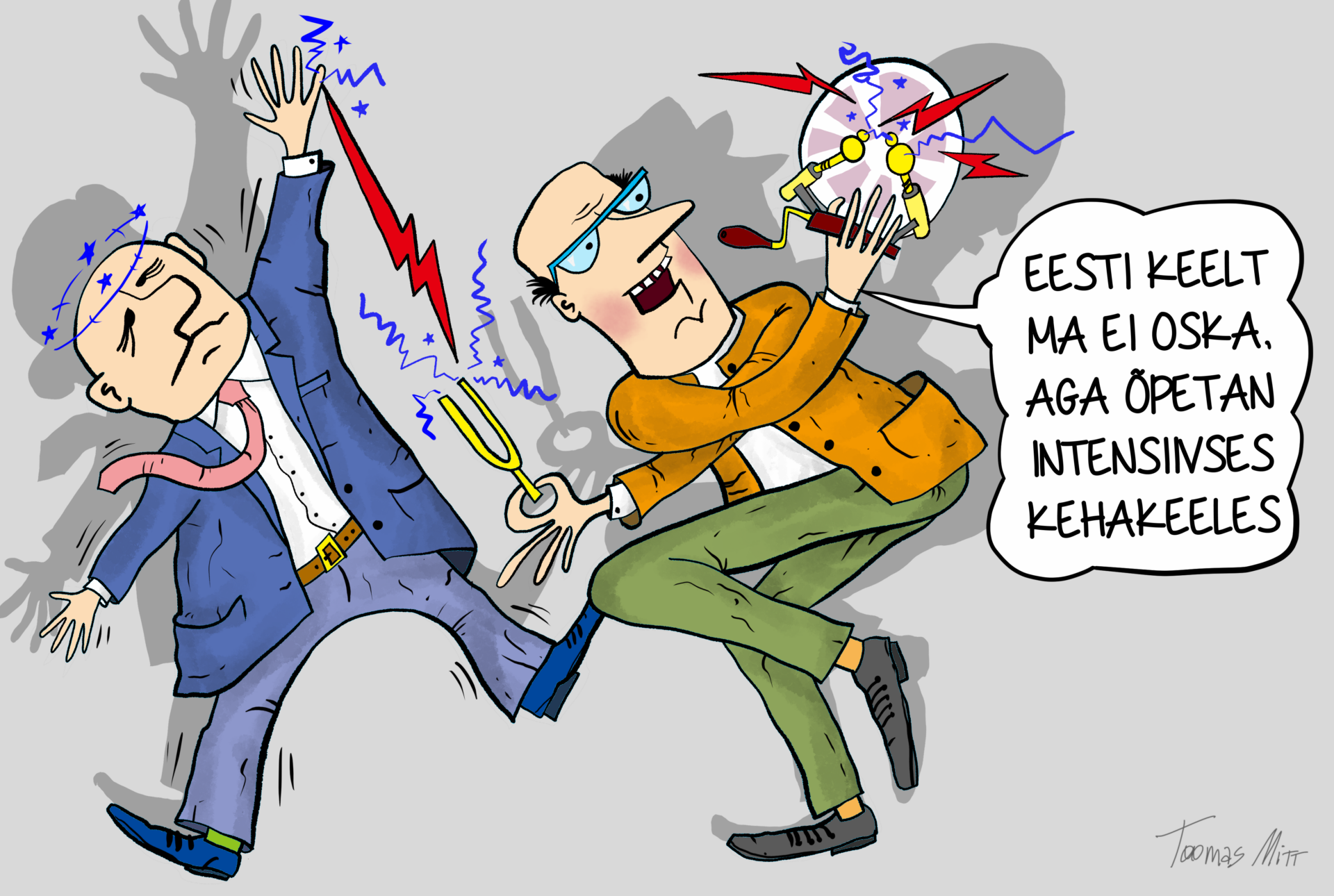 Ida-Viru &otilde;petajad ravivad umbkeelsust. Kui ruttu p&auml;&auml;sevad g&uuml;mnasistide keelepaelad valla?